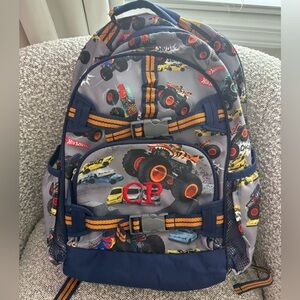 Pottery Barn Kids Monster Truck Backpack - MONGRAMMED CP